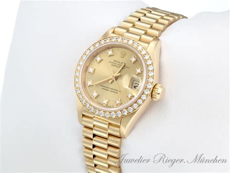 rolex date just 2004 mit diamanten 750 gold|Rolex Datejust 31mm Stahl Weissgold 750 Diamanten 2004.